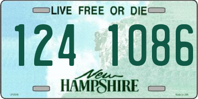 NH license plate 1241086