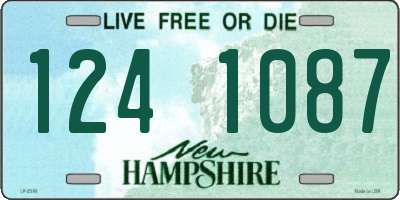 NH license plate 1241087