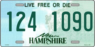 NH license plate 1241090