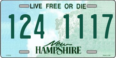 NH license plate 1241117