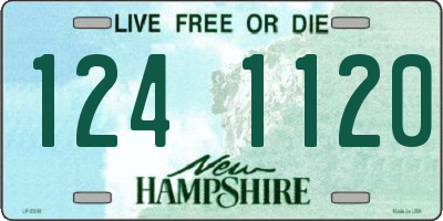 NH license plate 1241120