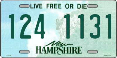 NH license plate 1241131
