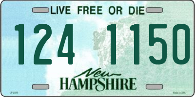 NH license plate 1241150