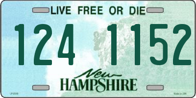 NH license plate 1241152