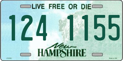 NH license plate 1241155