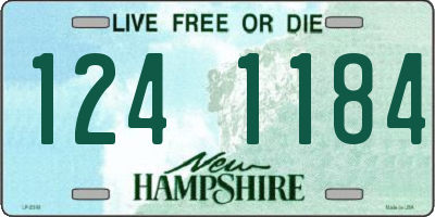NH license plate 1241184