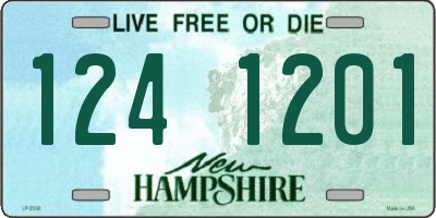 NH license plate 1241201