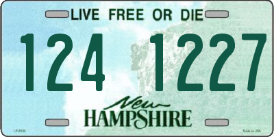 NH license plate 1241227