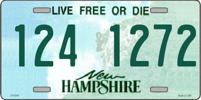 NH license plate 1241272