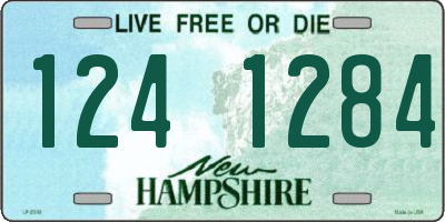 NH license plate 1241284