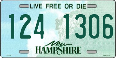 NH license plate 1241306