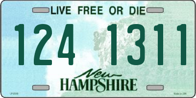 NH license plate 1241311