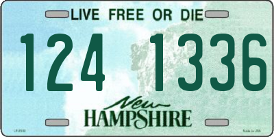 NH license plate 1241336