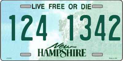 NH license plate 1241342