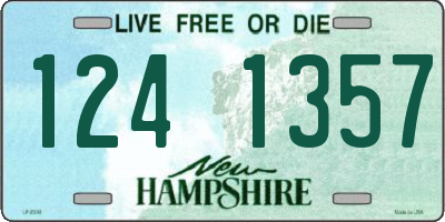 NH license plate 1241357