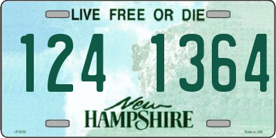 NH license plate 1241364