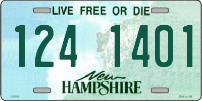 NH license plate 1241401
