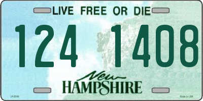 NH license plate 1241408