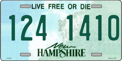 NH license plate 1241410