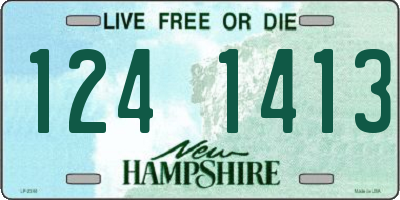 NH license plate 1241413