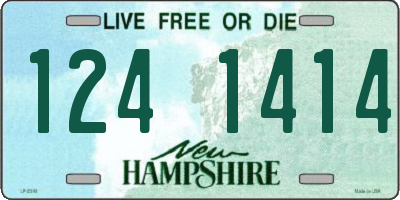 NH license plate 1241414