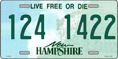 NH license plate 1241422
