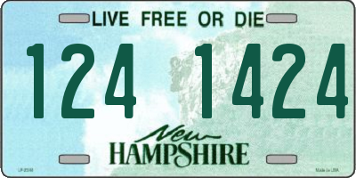 NH license plate 1241424