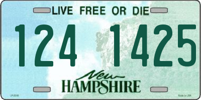 NH license plate 1241425