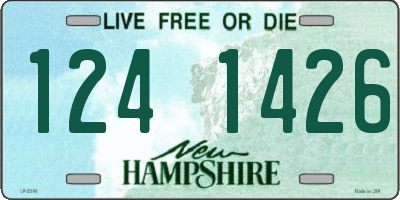 NH license plate 1241426