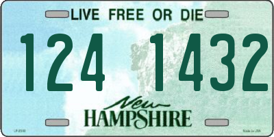 NH license plate 1241432