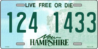 NH license plate 1241433