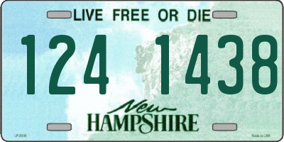 NH license plate 1241438