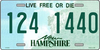 NH license plate 1241440