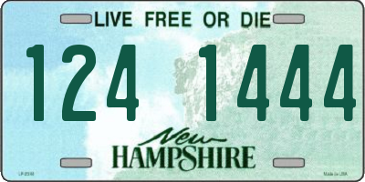 NH license plate 1241444