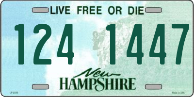 NH license plate 1241447