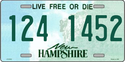 NH license plate 1241452