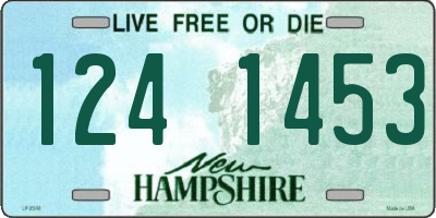 NH license plate 1241453