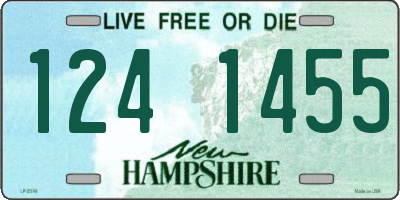 NH license plate 1241455
