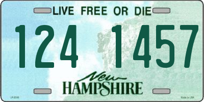 NH license plate 1241457