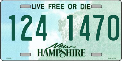 NH license plate 1241470