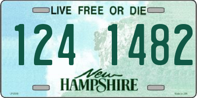 NH license plate 1241482