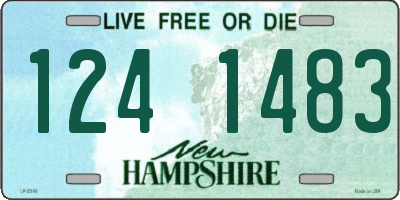 NH license plate 1241483
