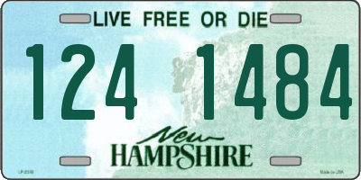 NH license plate 1241484