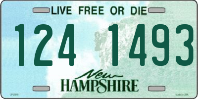 NH license plate 1241493