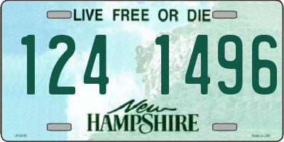 NH license plate 1241496