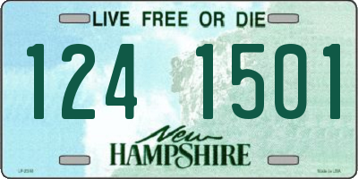 NH license plate 1241501