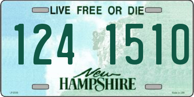 NH license plate 1241510