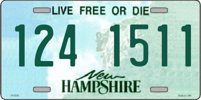 NH license plate 1241511