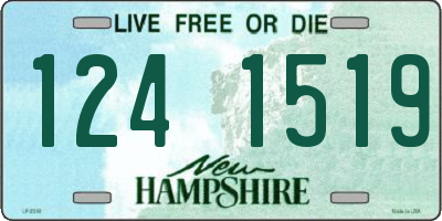 NH license plate 1241519