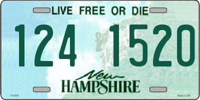 NH license plate 1241520